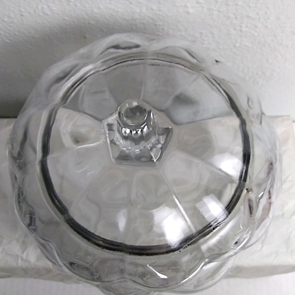 Anchor Glass Pumpkin Candy Jar Clear Glass Holiday Party - Picture 11 of 11